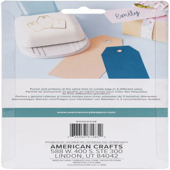 We R 3-In-1 Punch-Angled Tag {3}