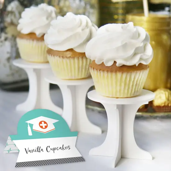 Big Dot of Happiness Medical School Grad - Doctor Graduation Party Tent Buffet Card - Table Setting Name Place Cards - Set of 24 {6}