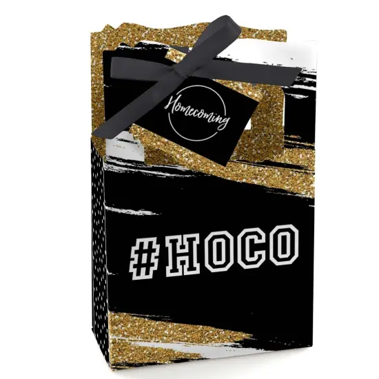 Big Dot of Happiness Hoco Dance - Homecoming Party Favor Boxes - Set of 12 {1}