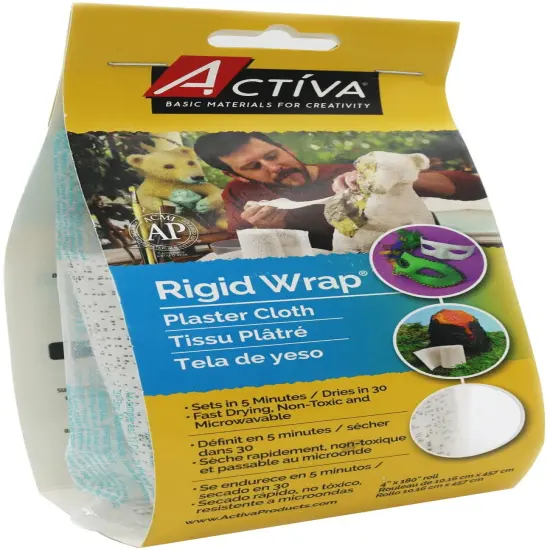 Activa Rigid Wrap Plaster Cloth-4"X180" {1}