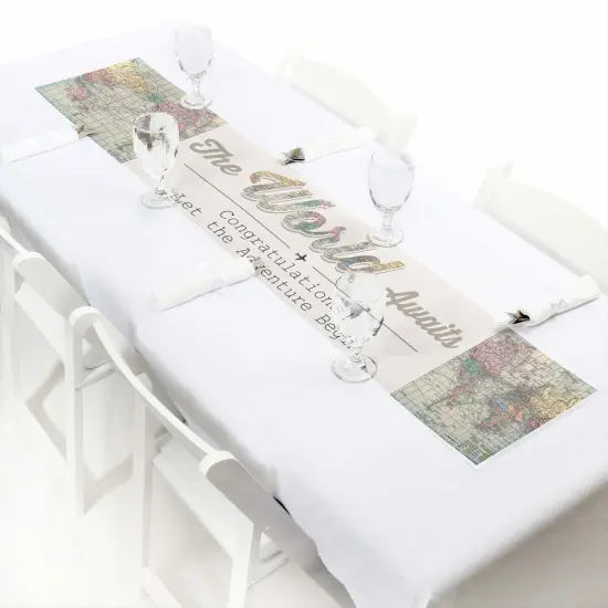 Big Dot of Happiness World Awaits - Travel Themed Party Decorations Party Banner {7}