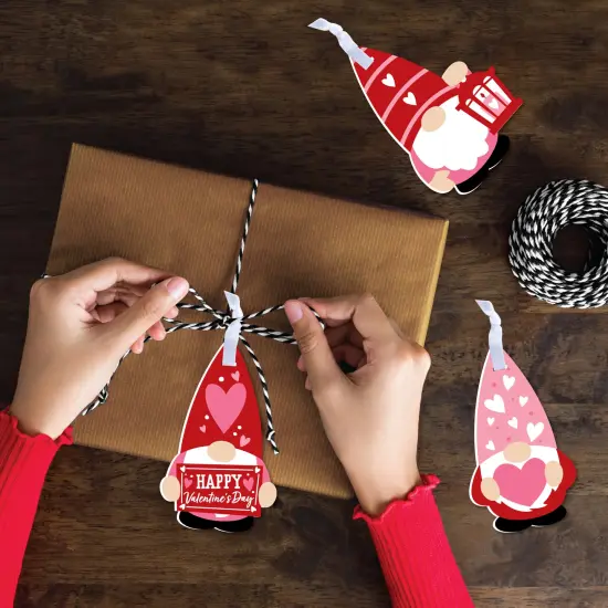 Big Dot of Happiness Valentine Gnomes - Valentine's Day Decorations - Tree Ornaments - Set of 12 {4}