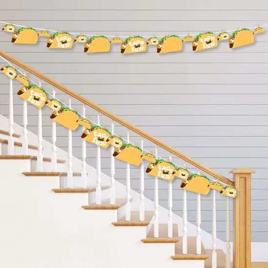 Big Dot of Happiness Taco 'Bout Fun - Fiesta DIY Decorations - Clothespin Garland Banner - 44 Pieces {3}