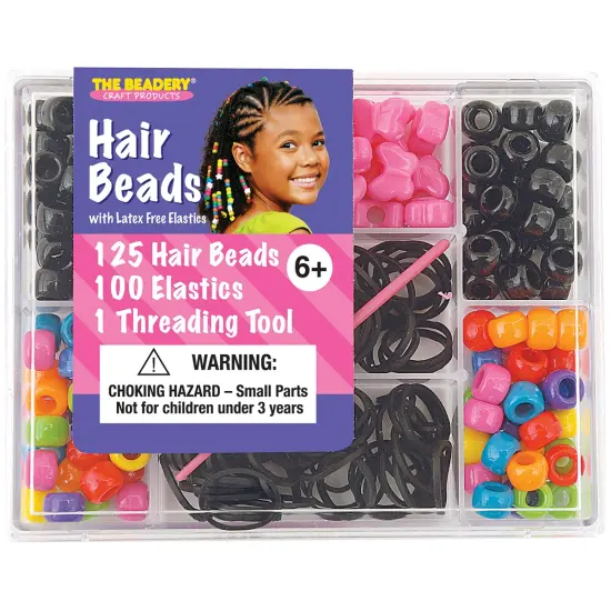 The Beadery Small Hair Bead Box Kit-Circus {1}