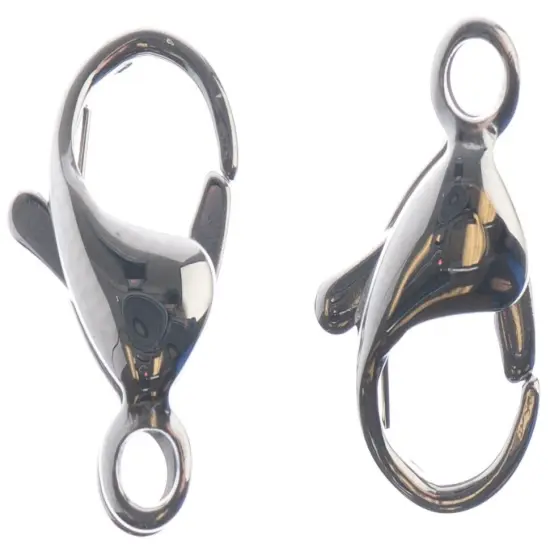 John Bead Stainless Steel Lobster Clasp 8/Pkg-13x8mm {2}