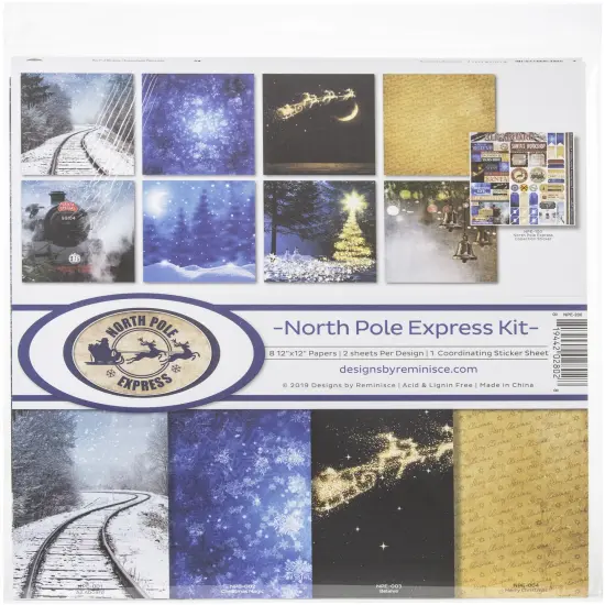 Reminisce Collection Kit 12"X12"-North Pole Express {1}
