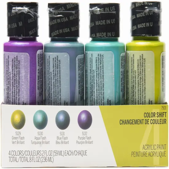 Folkart Color Shift Paint Set 4/Pkg {3}
