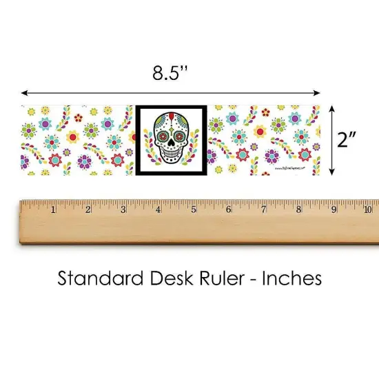 Big Dot of Happiness Day of the Dead - Sugar Skull Party Water Bottle Sticker Labels - Set of 20 {6}