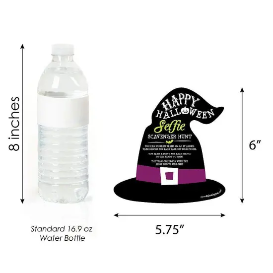 Big Dot of Happiness Happy Halloween - Selfie Scavenger Hunt - Witch Party Game - Set of 12 {5}