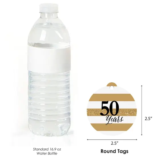 Big Dot of Happiness We Still Do - 50th Wedding Anniversary - Party Favor Gift Tags (Set of 20) {4}