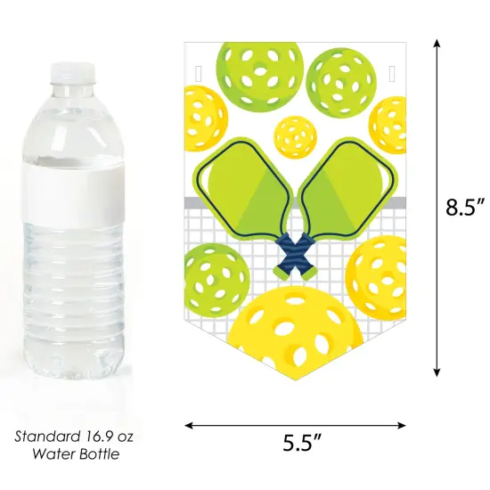 Big Dot of Happiness Let&rsquo;s Rally - Pickleball - Birthday Party Bunting Banner - Party Decorations - Happy Birthday {3}