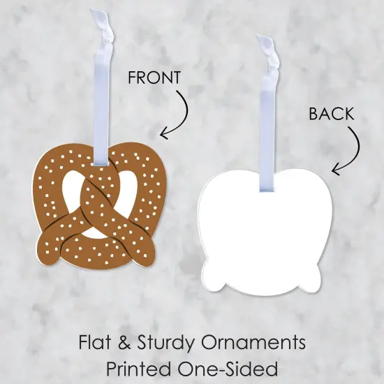 Big Dot of Happiness Oktoberfest - Beer Festival Decorations - Tree Ornaments - Set of 12 {7}