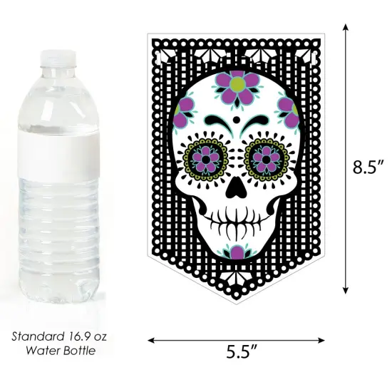 Big Dot of Happiness Day of the Dead - Birthday Party Bunting Banner - Sugar Skull Birthday Party Decorations - Happy Birthday {3}