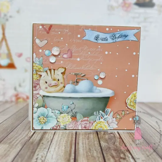 Dress My Craft Transfer Me Sheet A4-Kidland Tiles {7}