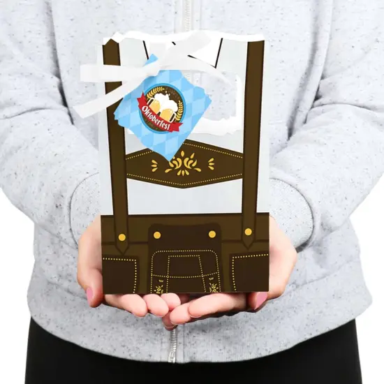 Big Dot of Happiness Oktoberfest - Beer Festival Favor Boxes - Set of 12 {6}