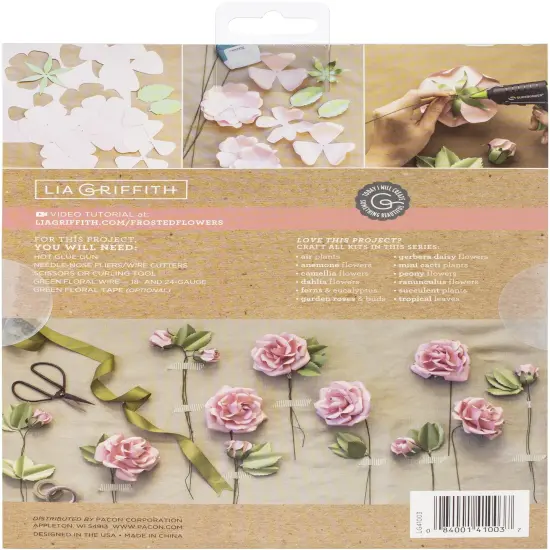 Lia Griffith Paper Stack 8.5"X11" 24/Pkg-Garden Rose {2}