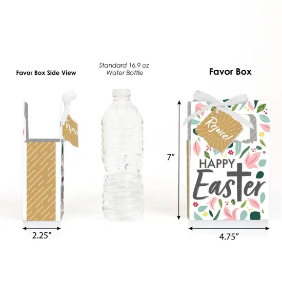 Big Dot of Happiness Religious Easter - Christian Holiday Party Favor Boxes - Set of 12 {3}