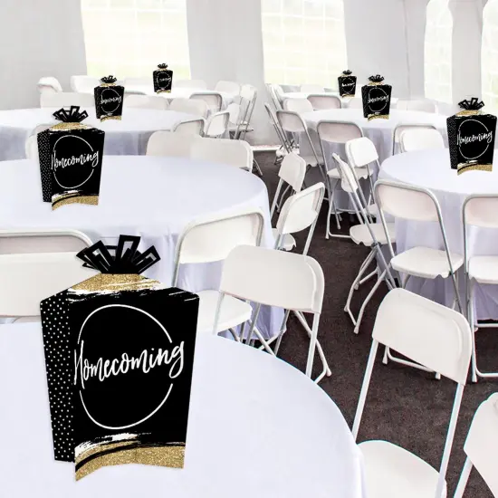 Big Dot of Happiness HOCO Dance - Table Decorations - Homecoming Fold and Flare Centerpieces - 10 Count {6}