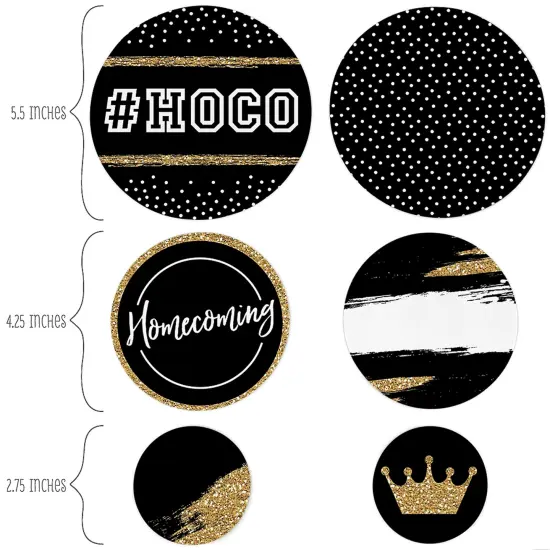 Big Dot of Happiness Hoco Dance - Homecoming Giant Circle Confetti - Party Decorations - Large Confetti 27 Count {3}