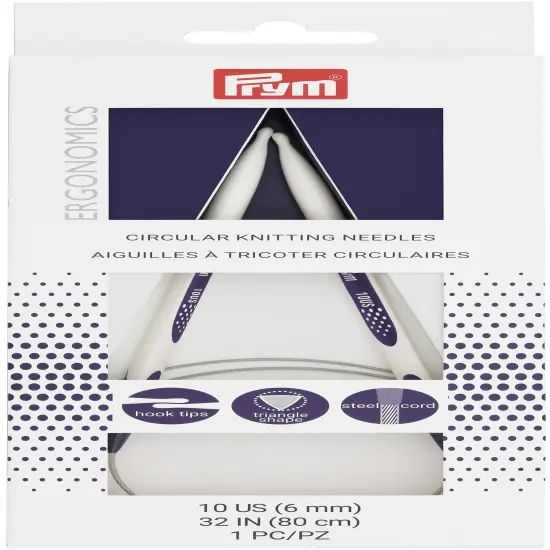 Prym Circular Knitting Needles 32"-Size 10/6mm {1}