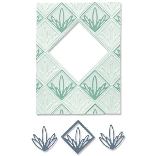 Sizzix 2D Impresslits Embossing Folder By Lisa Jones-Ornate Frames {2}