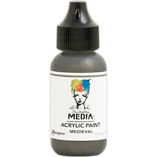 Dina Wakley Media Metallic Acrylic Paint 1oz {2}