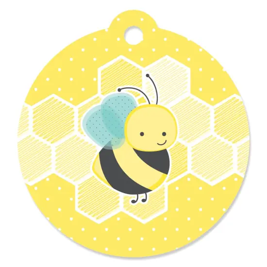 Big Dot of Happiness Honey Bee - Baby Shower or Birthday Party Favor Gift Tags (Set of 20) {1}