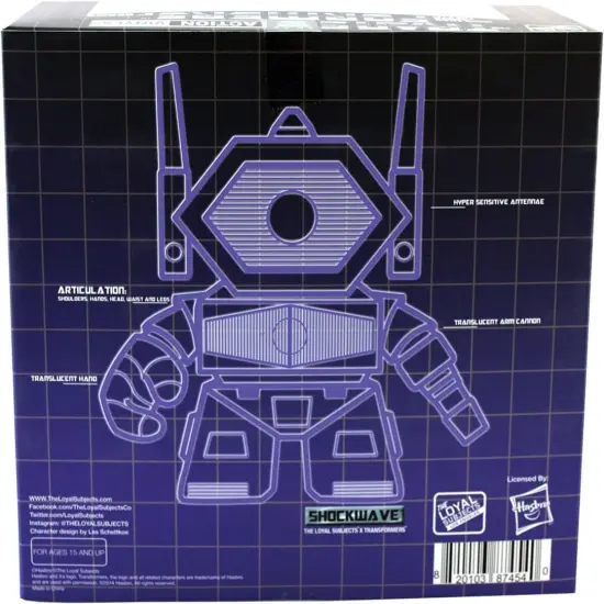 Transformers The Loyal Subjects 8" Action Vinyl: Shockwave {4}