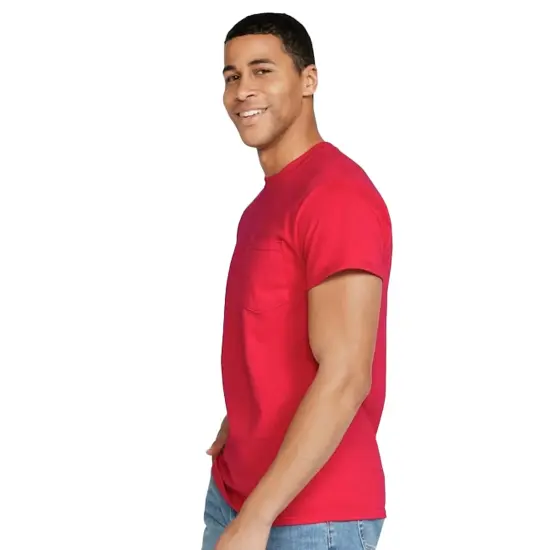 Gildan&reg; Ultra Cotton Crewneck Short Sleeve Pocket Tee - 2300 Ash {5}