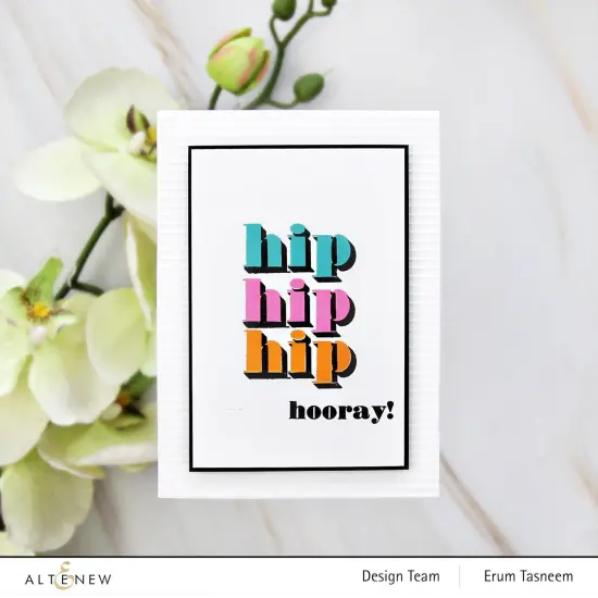 Mini Delight: Hooray! Stamp & Die Set {2}