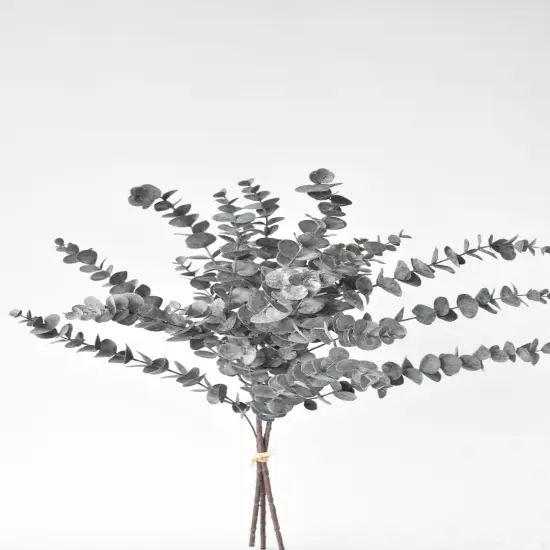 27" Faux Dark Gray Eucalyptus Bundle {2}