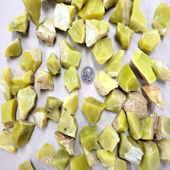 Natural Lemon Quartz Crystal - Rough Stones Bulk {3}