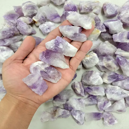 Amethyst Crystals - Madagascar - Bulk Rough Stones {4}