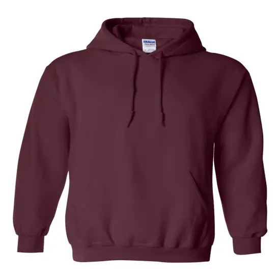 Gildan&reg; Long Sleeve Heavy Blend Hooded Sweatshirt Maroon {1}