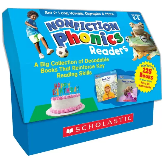 Nonfiction Phonics Readers: Long Vowels, Digraphs & More, Multiple-Copy Set, 125 Books {1}