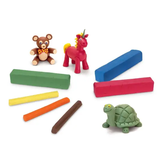 Permoplast Modeling Clay, Cream, 1 lb. Per Box, 3 Boxes {3}