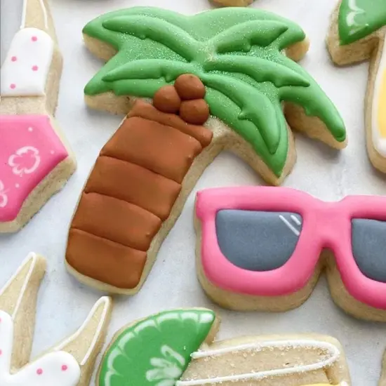 Ann Clark Tropical Palm Tree Cookie Cutter, 4.25" {3}