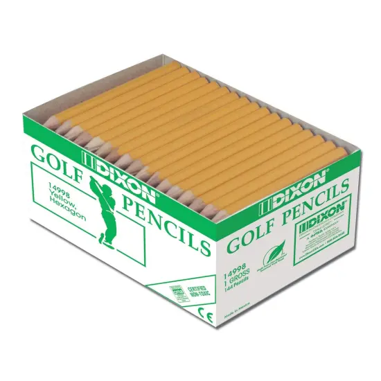 Golf/Compass Pencils, 3.5", Box of 144 {2}