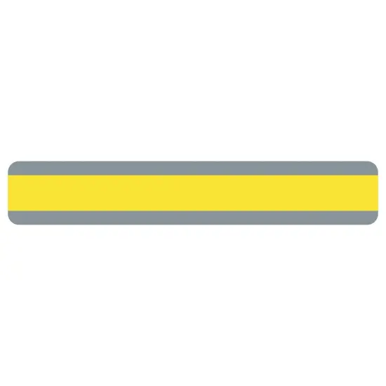 Double Wide Sentence Strip Reading Guide, 1-1/4" x 7-1/4", Yellow, Pack of 24 {2}