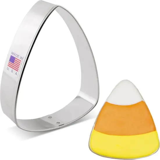 Ann Clark Watermelon Slice Cookie Cutter, 3.75" Candy Corn, Ghost, Pumpkin Pie, {2}