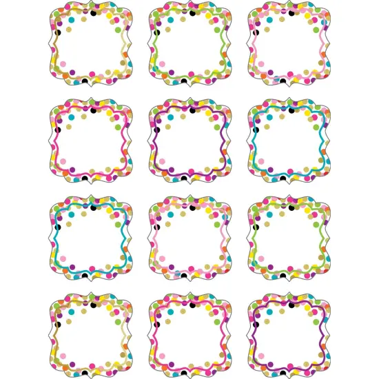 Confetti Mini Accents, 36 Per Pack, 6 Packs {1}