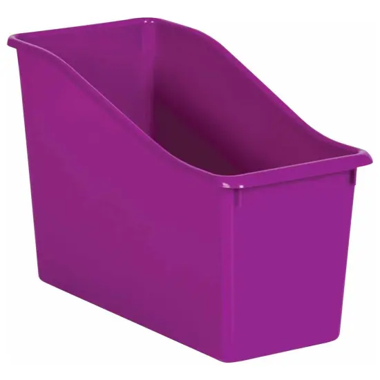 Purple Plastic Book Bin, Pack of 6 {2}