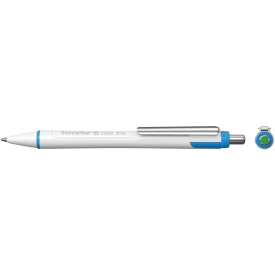 Slider Xite XB Refillable + Retractable Ballpoint Pen, 1.4 mm, Green Ink, Box of 10 Pens {4}