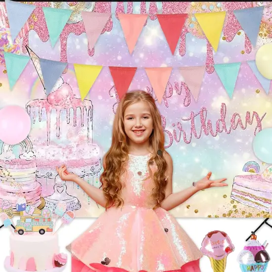 Pastel Pennant Banner Flags {3}