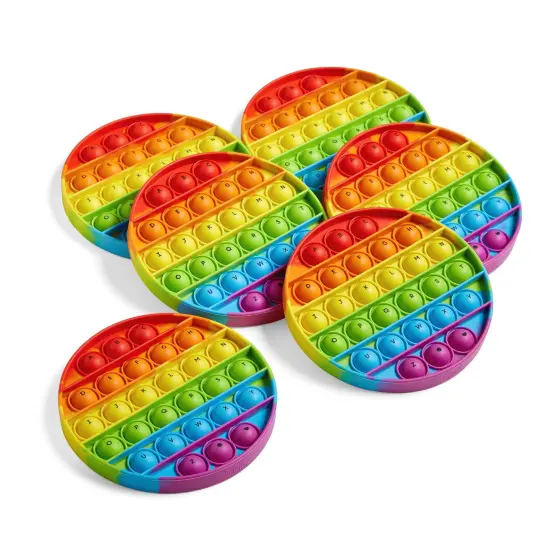 Circular Alphabet Pop It, Set of 6 {1}