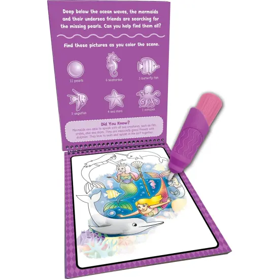 Princesses, Mermaids & Fairies Water Reveal Book, 6 Sets {6}