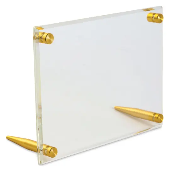 Wexel Art Acrylic Panel Frame - Tabletop, Gold Hardware, 4" x 6" {1}