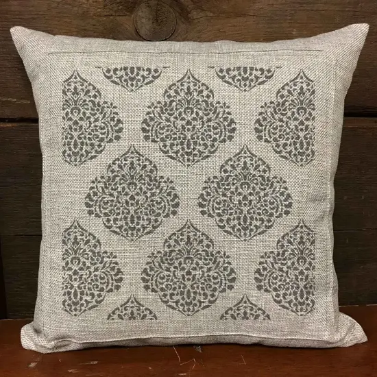 Moroccan Damask Embossing 12 x 12 Stencil | FS131 by Designer Stencils | Floral Stencils | Reusable Stencils for Painting on Wood, Wall, Tile, Canvas, Paper, Fabric, Furniture, Floor | Stencil for Home Makeover {3}