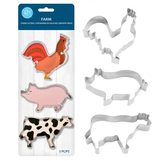 Farm 3 PC Cookie Cutter Set {3}