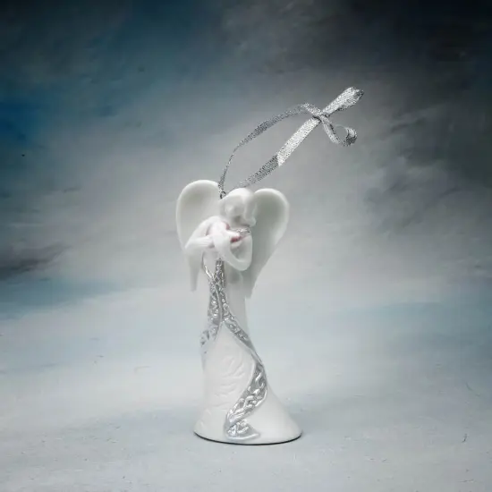 Ceramic Angel Of Love Ornament, Home Décor, Religious Décor, Religious Gift, Church Décor, Baptism Gift {3}